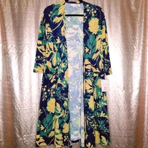 LuLaRoe BNWT XS Sarah duster cardigan - floral